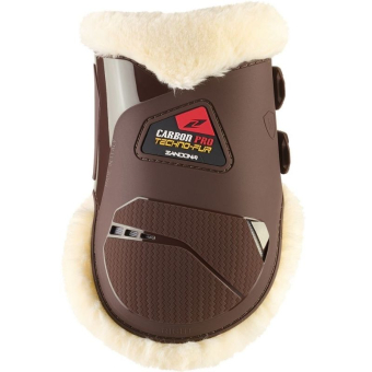 Bakbeinsbelegg Carbon Pro Techno-Fur Brun
