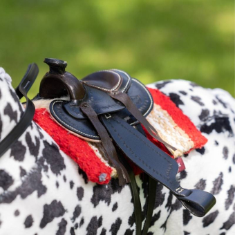 Westernsal Toy Pony Svart