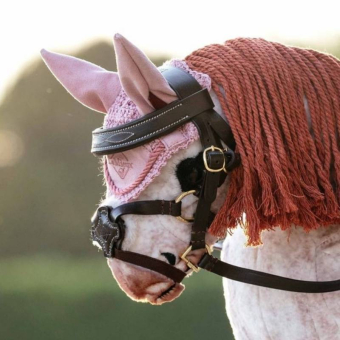 Ørehette Toy Pony Classic Lyserosa