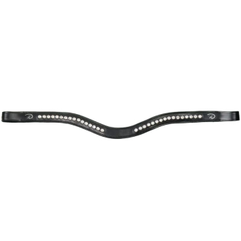 Pannereim V-form Half Swarovski New English Collection Svart