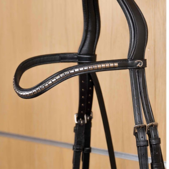 Pannereim V-form Silver Clincher New English Collection Svart