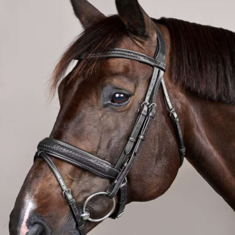 Hodelag Plaited Pull Back New English Collection Svart