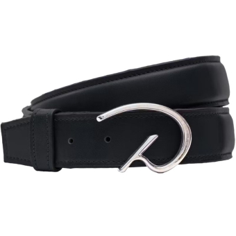 Skinnbelte Classic D Svart