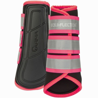 Refleksbelegg NX-MAX Neoprene Equi-Flector Svart/Rosa