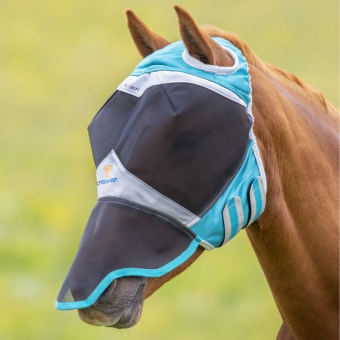 Fluemaske uten Ører med Nese Fine Mesh Teal