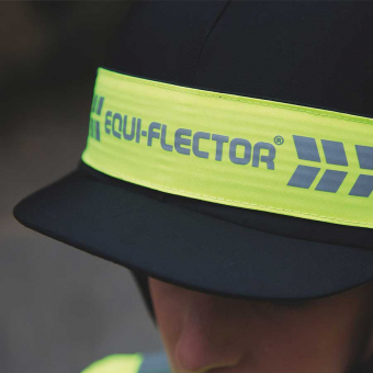 Refleksbånd til hjelm Gul