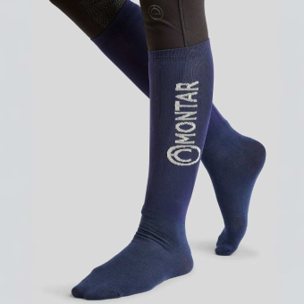 Ridesokker Nylon 3-pk Marineblå