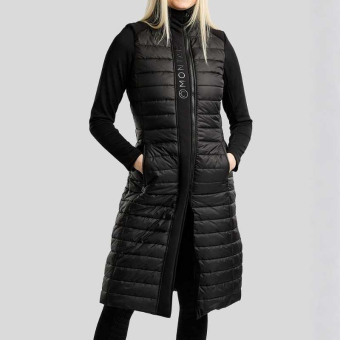 Ridekåpe Emma Long Softshell Hybrid Svart