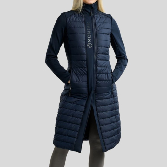 Ridekåpe Emma Long Softshell Hybrid Marineblå