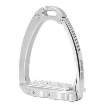 Stigbøyler Venice Dressur Skrå Silver/Silver