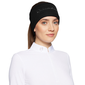 Pannebånd Amalie Crystal Svart