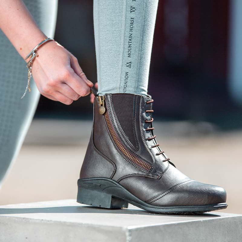 Ridesko Veganza Side Zip Paddock Brun