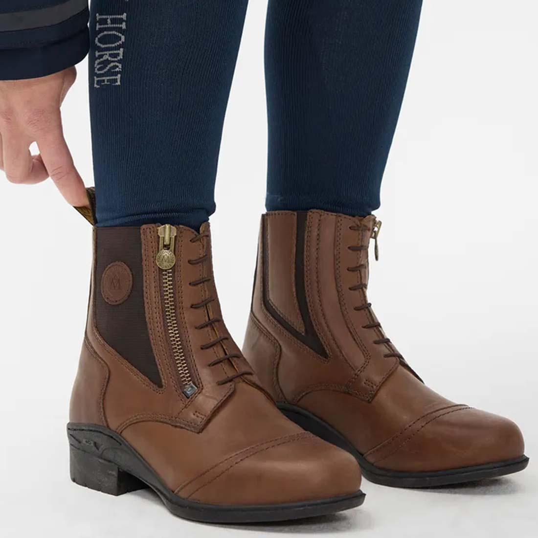 Ridesko Valkyria Side Zip Paddock Brun