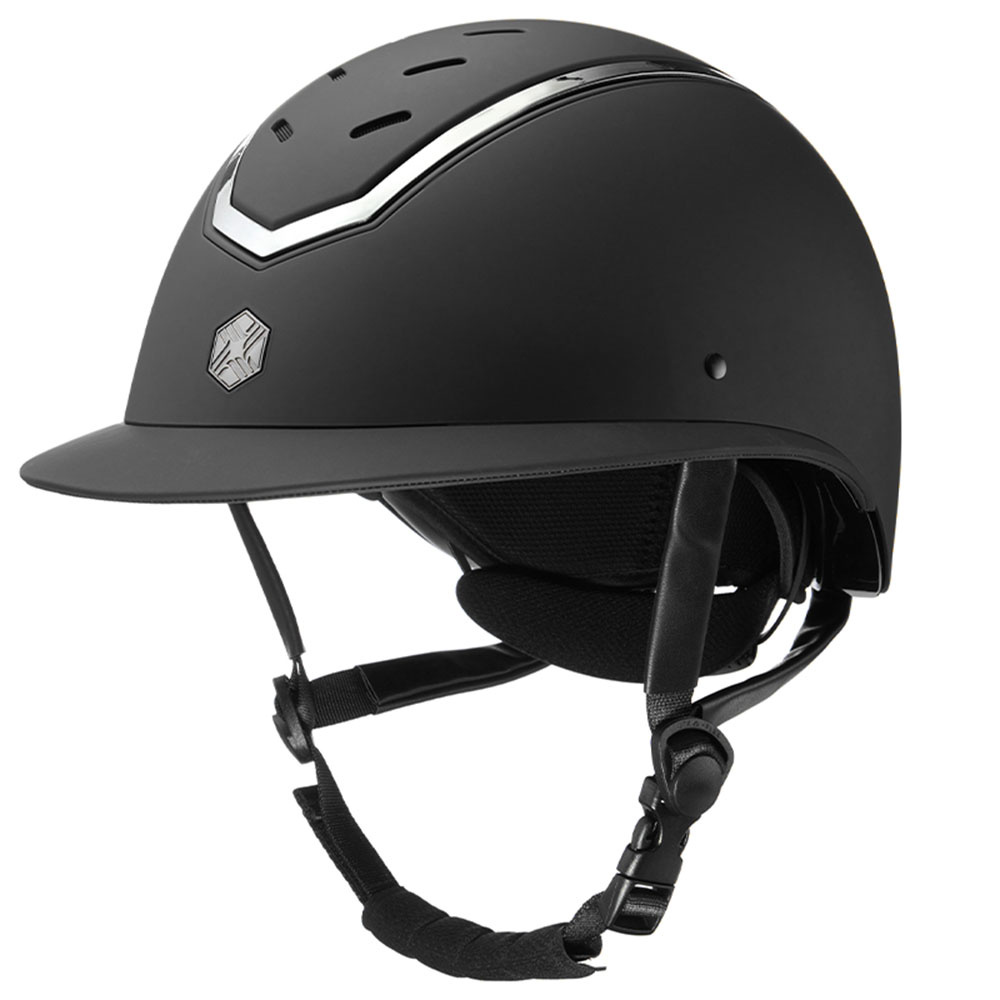 Ridehjelm Kylo Matte Wide Peak Svart/Sølv