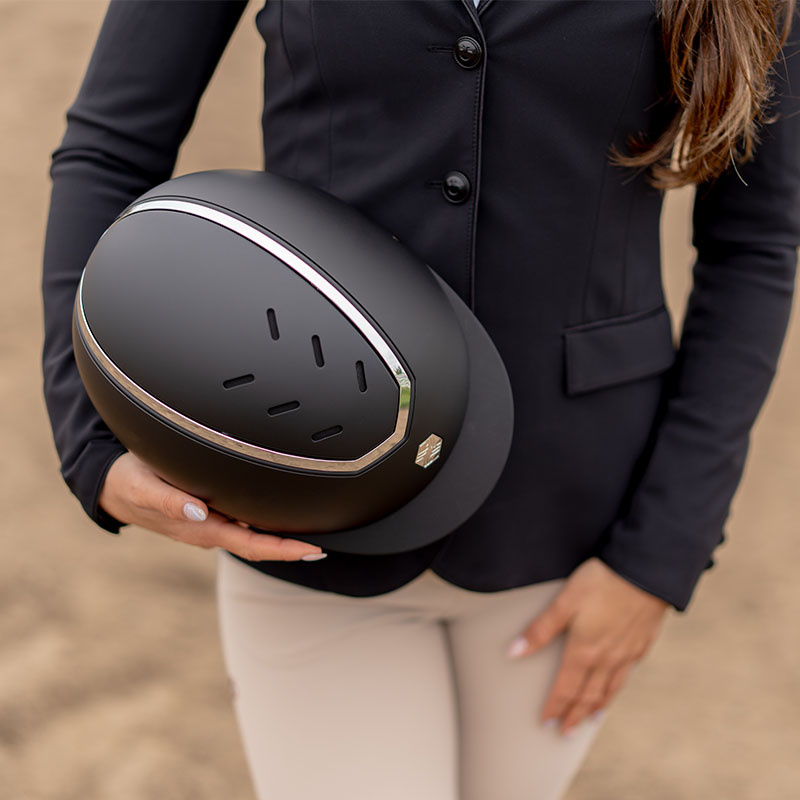 Ridehjelm MIPS Kylo Matte Svart/Sølv