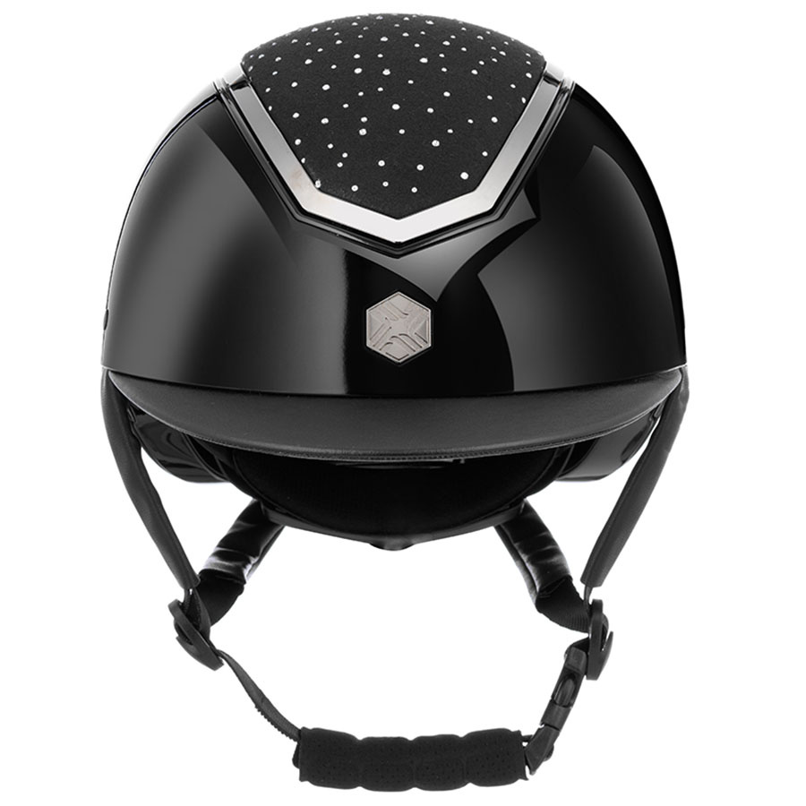 Ridehjelm Kylo Gloss Crystal Svart/Chrome