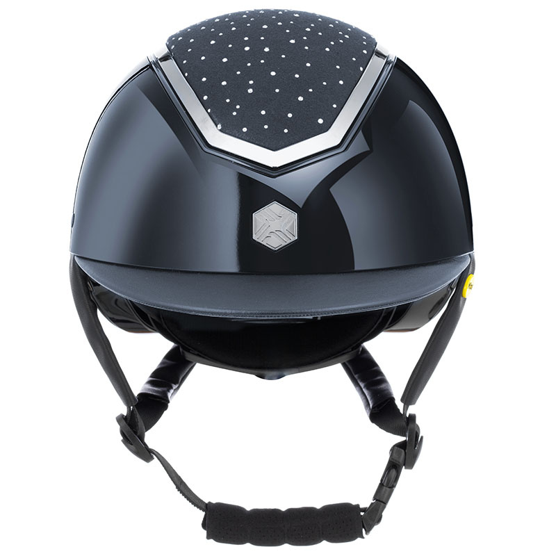 Ridehjelm MIPS Kylo Gloss Crystal Marineblå/Sølv
