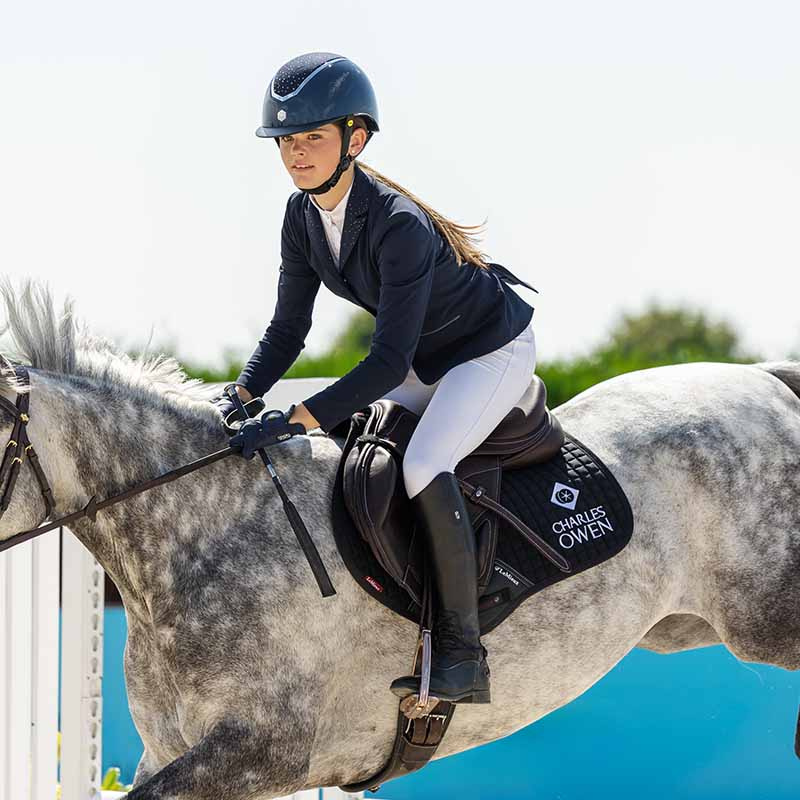 Ridehjelm MIPS Kylo Gloss Crystal Marineblå/Sølv