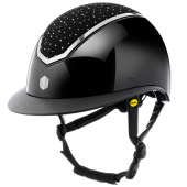 Ridehjelm MIPS Kylo Gloss Wide Peak Crystal Svart/Chrome Ridehjelm MIPS Kylo Gloss Wide Peak Crystal Svart/Chrome