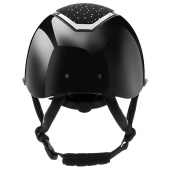 Ridehjelm MIPS Kylo Gloss Wide Peak Crystal Svart/Chrome Ridehjelm MIPS Kylo Gloss Wide Peak Crystal Svart/Chrome