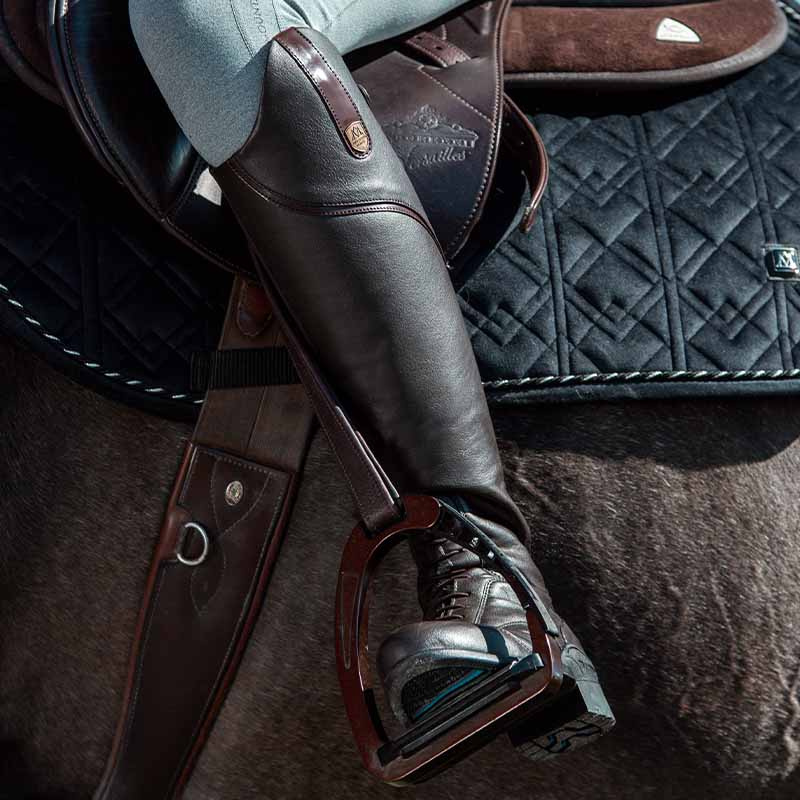 Ridestøvler Veganza Brun