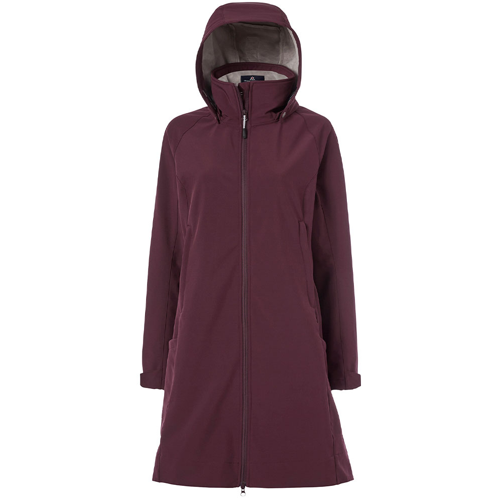 Ridekåpe Stella Softshell Parka Burgundy