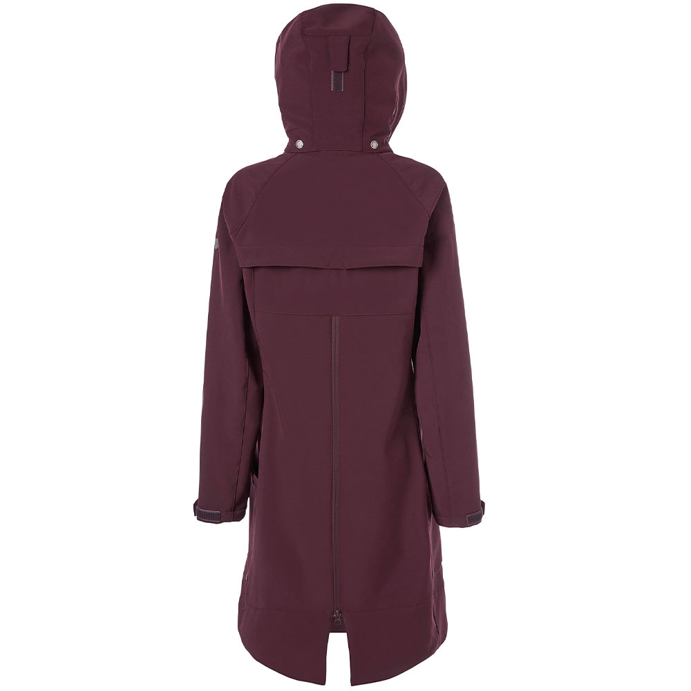 Ridekåpe Stella Softshell Parka Burgundy