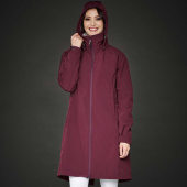 Ridekåpe Stella Softshell Parka Burgundy Ridekåpe Stella Softshell Parka Burgundy