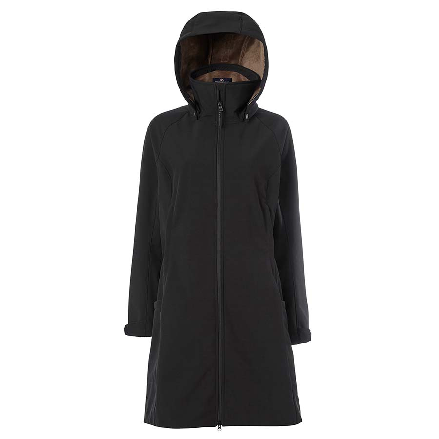 Ridekåpe Stella Softshell Parka Svart