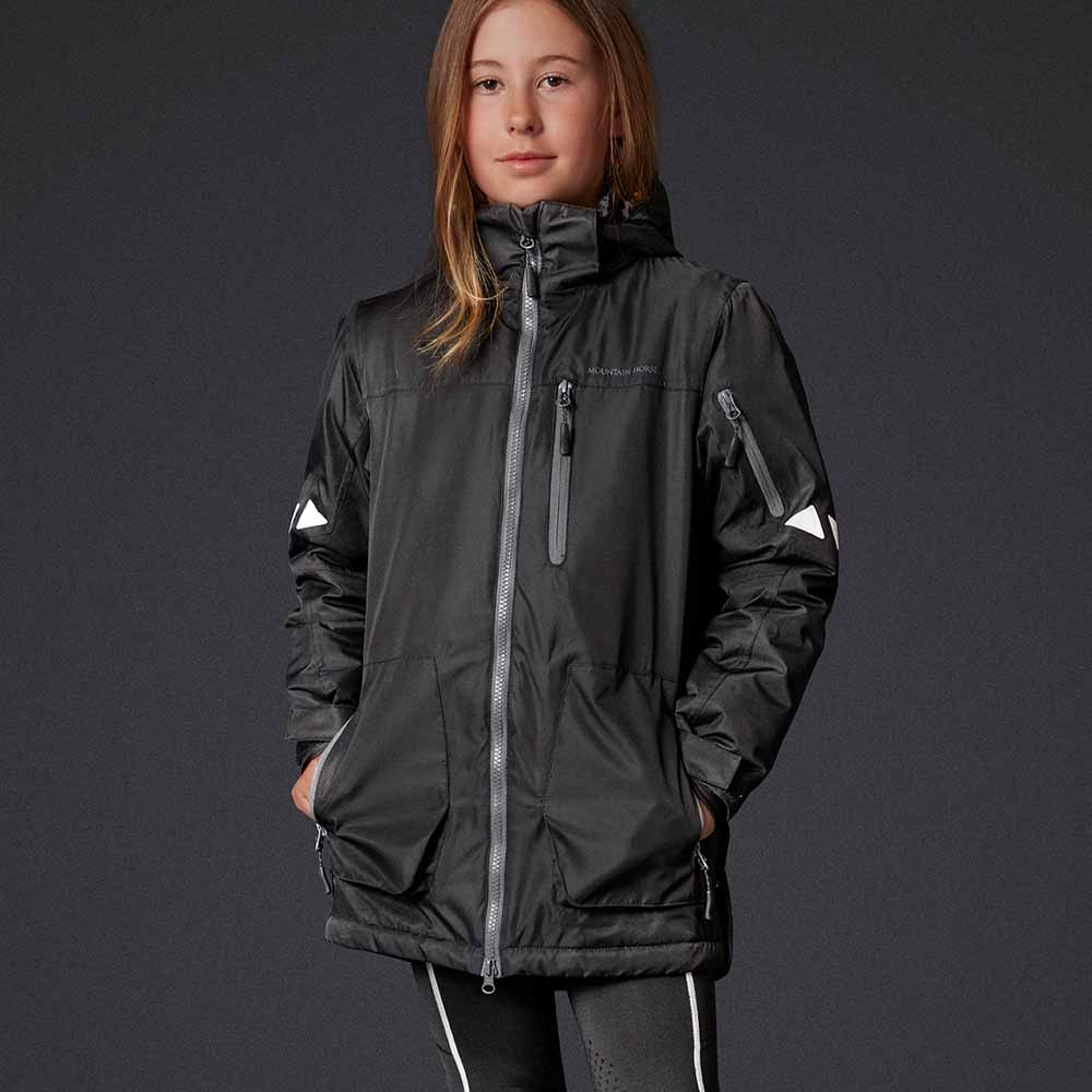 Ridekåpe Origo Parka Jr Svart