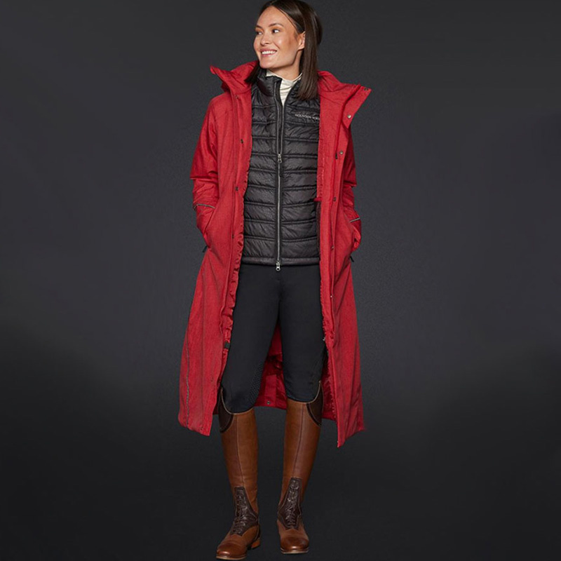 Ridekåpe Felicia Padded Rød