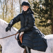 Ridekåpe Blizz Padded Raincoat Svart Ridekåpe Blizz Padded Raincoat Svart