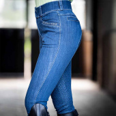 Ridebukse Dream Denim Full Seat Blå Ridebukse Dream Denim Full Seat Blå
