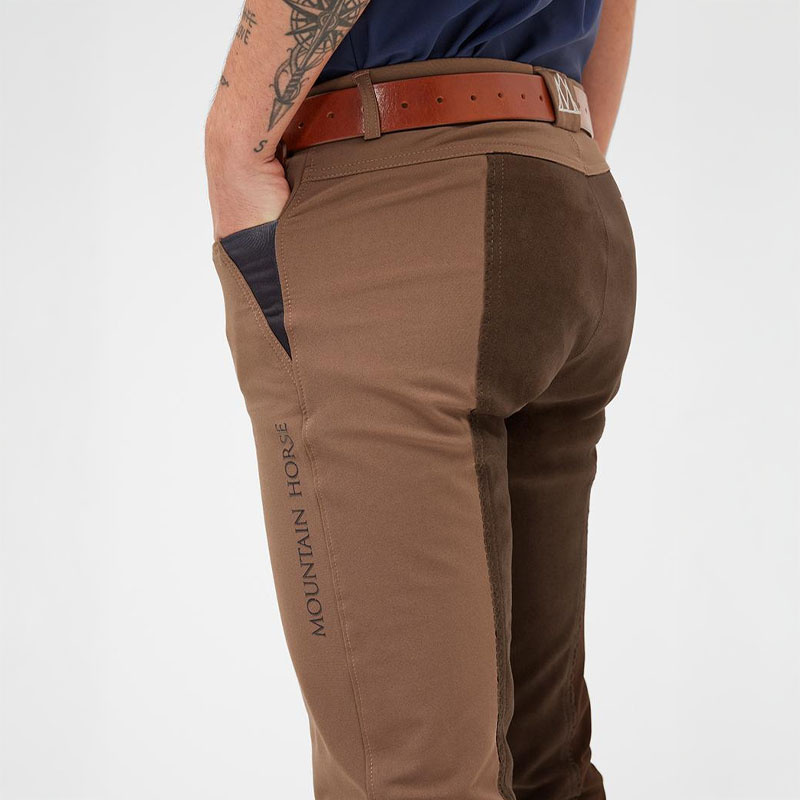 Ridebukse Herre Baldur Jodhpurs Full Grip Taupe