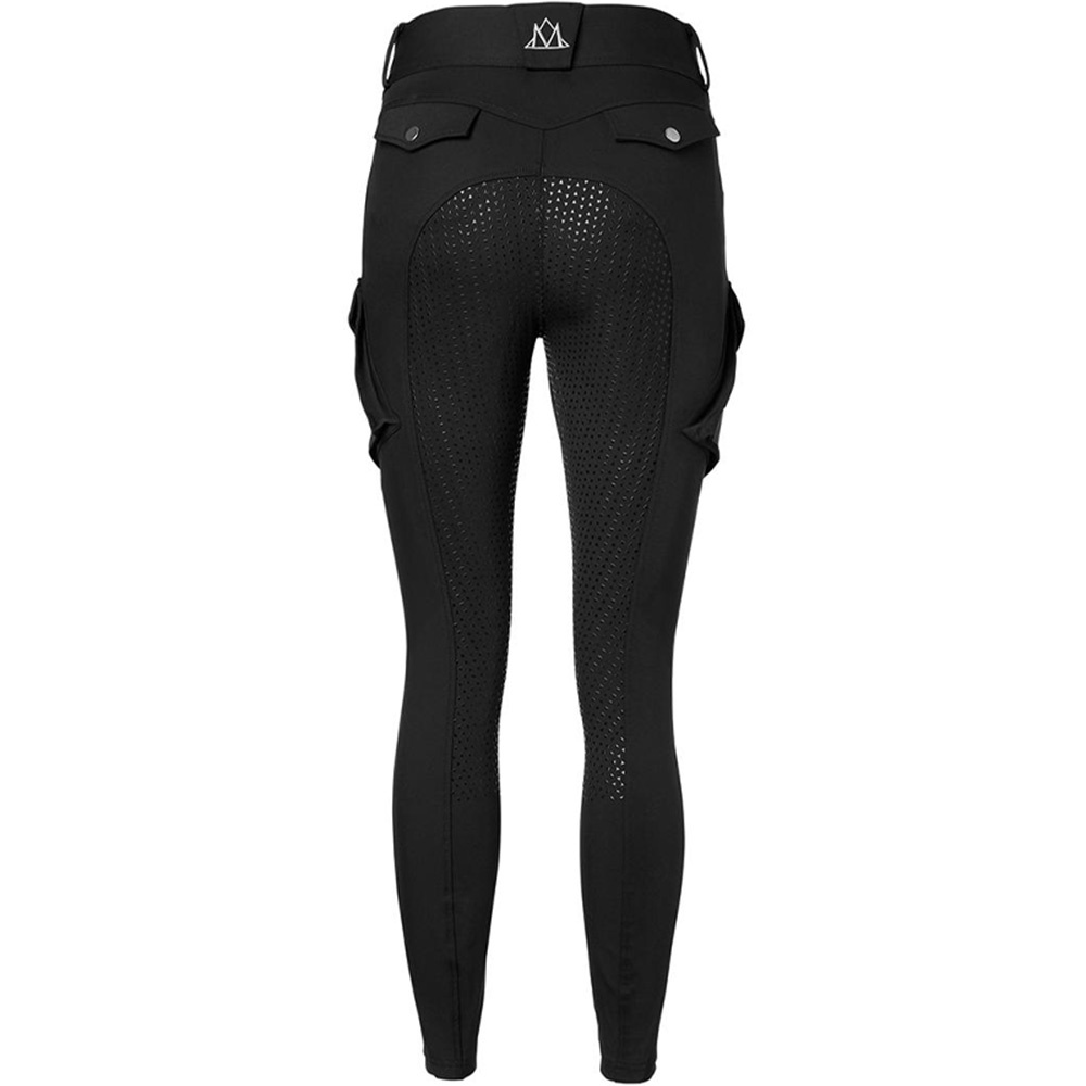 Ridebukse Estelle Cargo Full Grip Svart