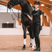 Ridebukse Estelle Cargo Full Grip Svart Ridebukse Estelle Cargo Full Grip Svart