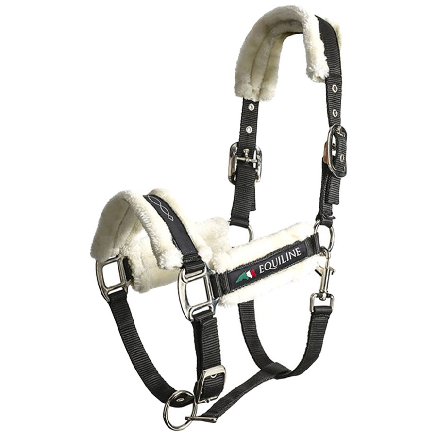 Grime med saueskinn Tom Svart