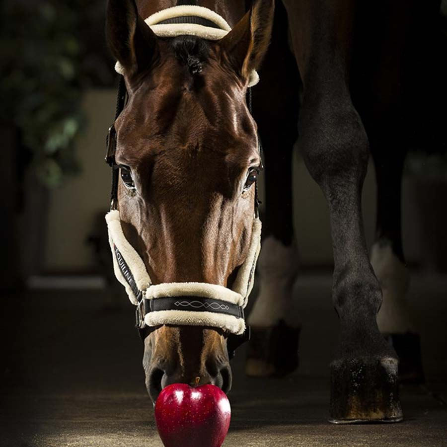 Grime med saueskinn Tom Svart