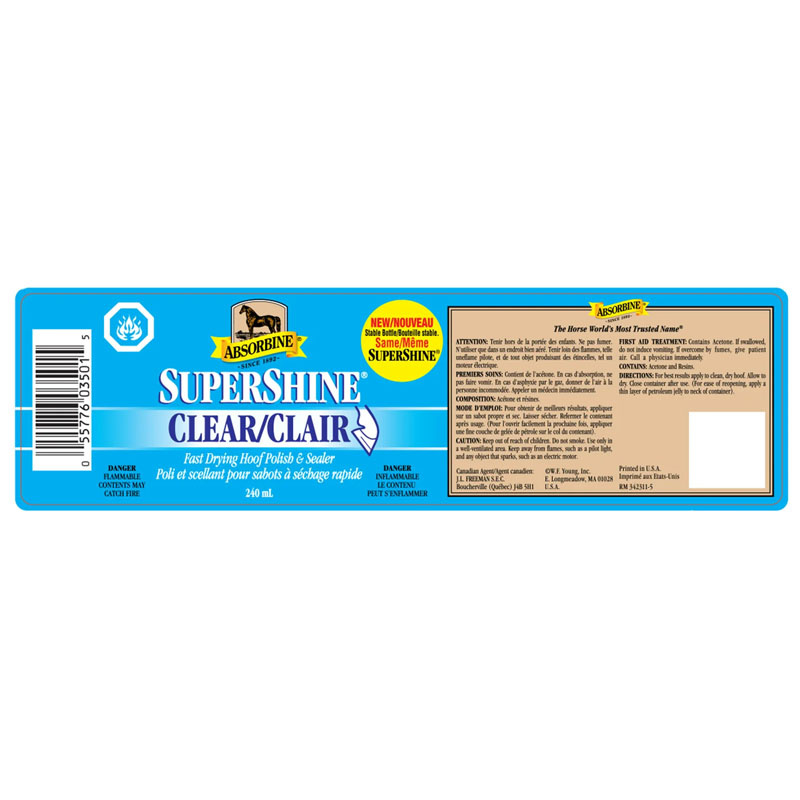 Hovlakk Supershine 236 ml Klar