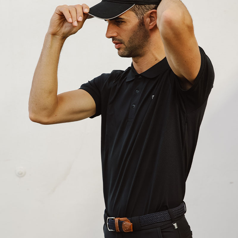 Poloskjorte Herr Classic Svart