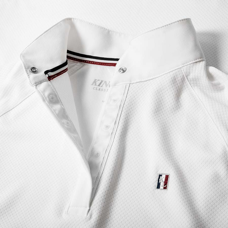 Konkurransetopp Barn/Junior Classic Short Sleeve Boys Hvit