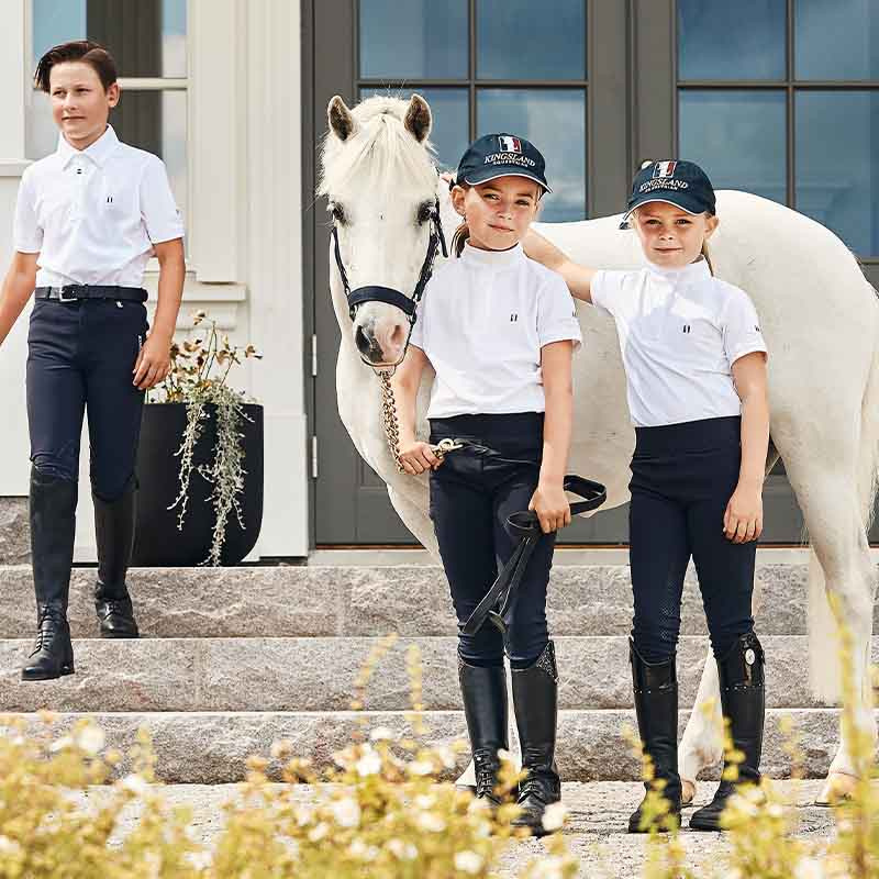 Konkurransetopp Barn/Junior Classic Short Sleeve Boys Hvit