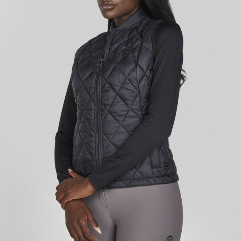 Vest Quilted Selection Svart