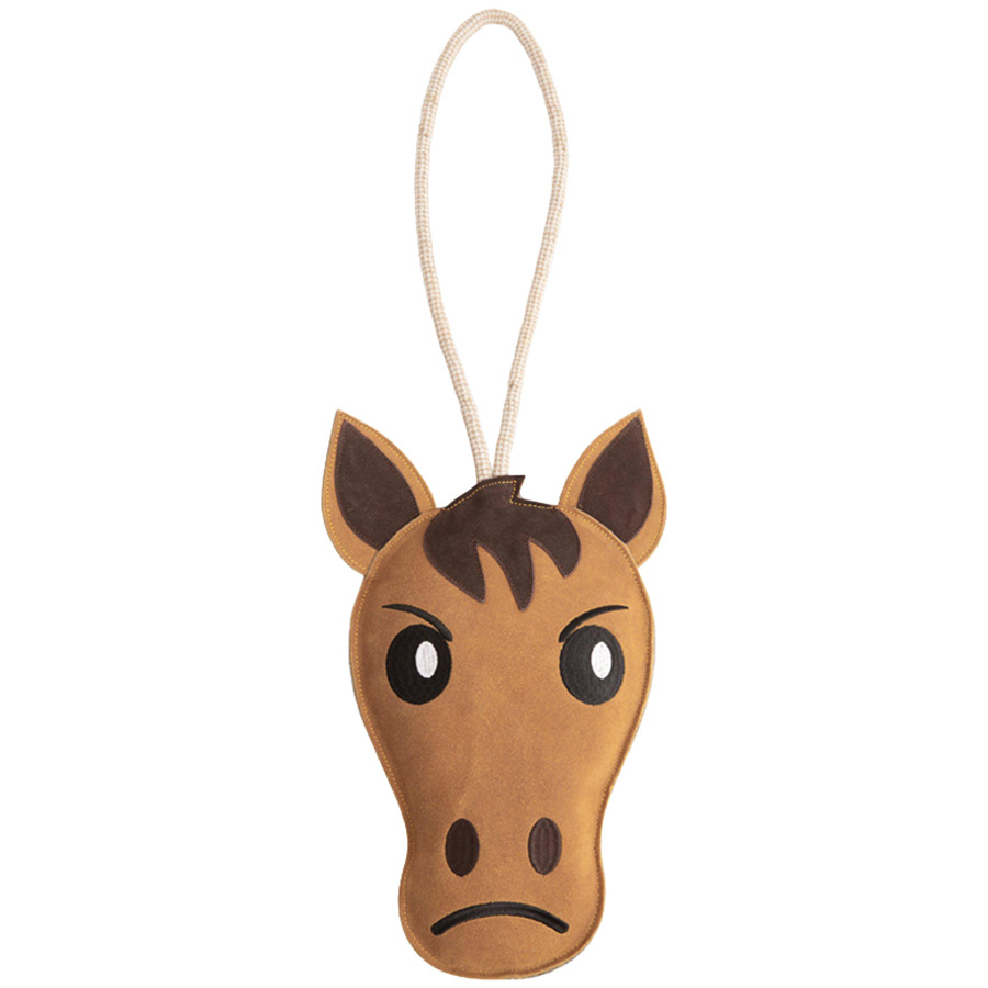 Hesteleke Equimojis The Grumpy One Brun