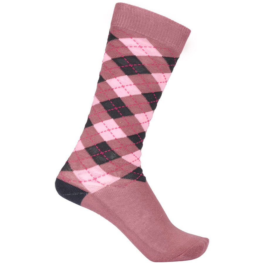 Ridestrømper Lax Rosa
