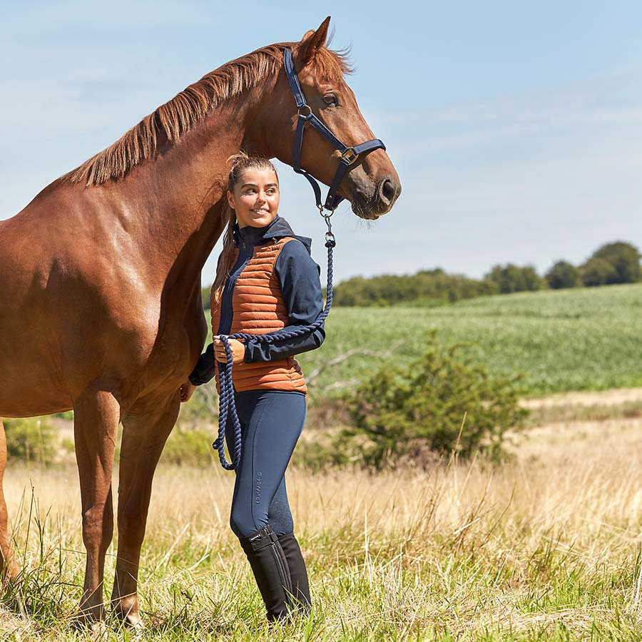 Ridetights Finley Full Grip Marineblå