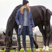 Rideparkas Jenna Marineblå Rideparkas Jenna Marineblå