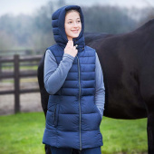Lang ridevest Jill Marineblå Lang ridevest Jill Marineblå