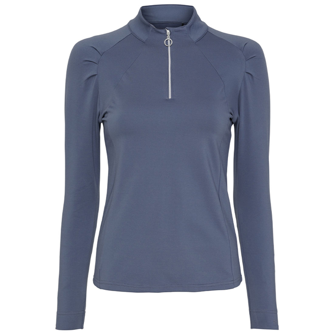 Funksjonstrøye Jemma 1/2 Zip Lysegrå
