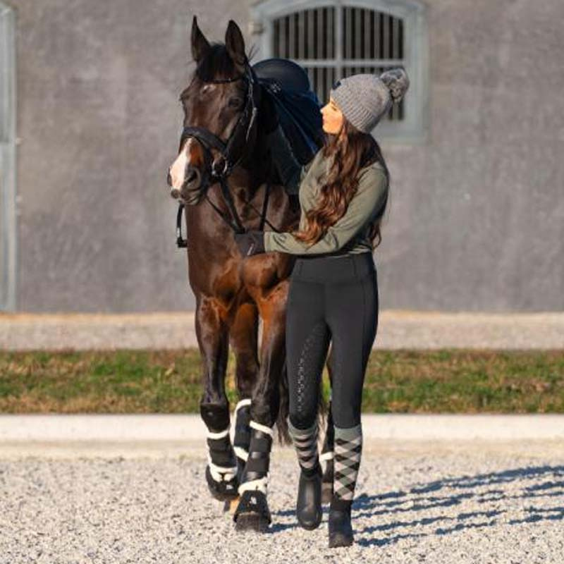 Vinterridetights Selena Helskinn Svart